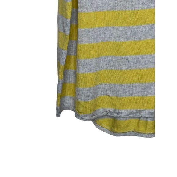 Old Navy Women's Sweater Striped Long Sleeve Lightweight Gray/Yellow‎ Sz. Medium - Picture 5 of 11